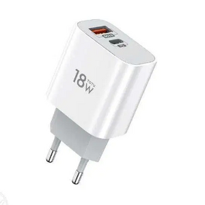 TOTU 18W PD Type-C + QC3.0 USB Ports Charger (EU&UK) Plug الشاحن
