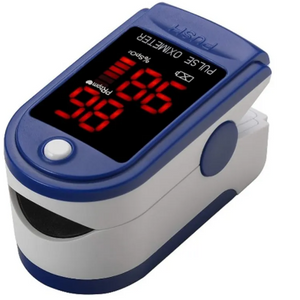 جهاز OXIMETER لقياس نبض القلب ونسبه الاكسجين بالاصبع سهل الاستعمال