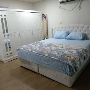 سرير و مرتبة دبل و خزانة